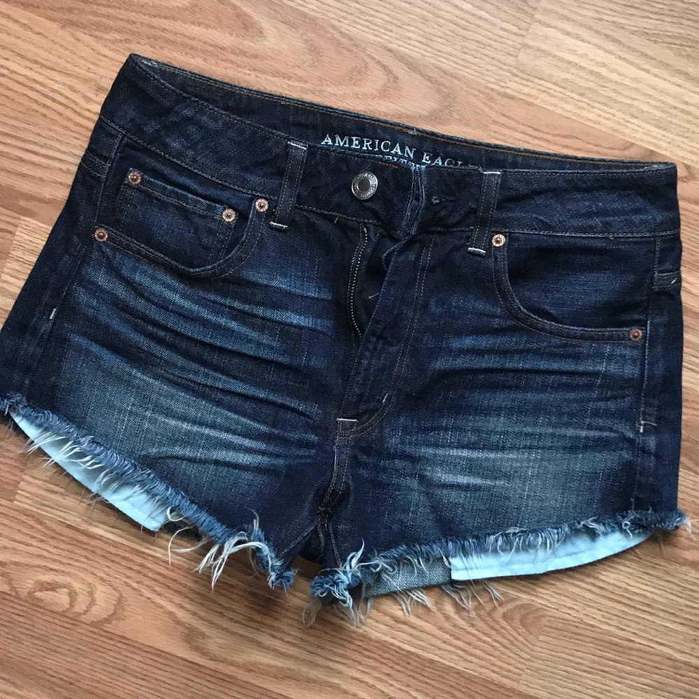 American Eagle high rise festival shorts